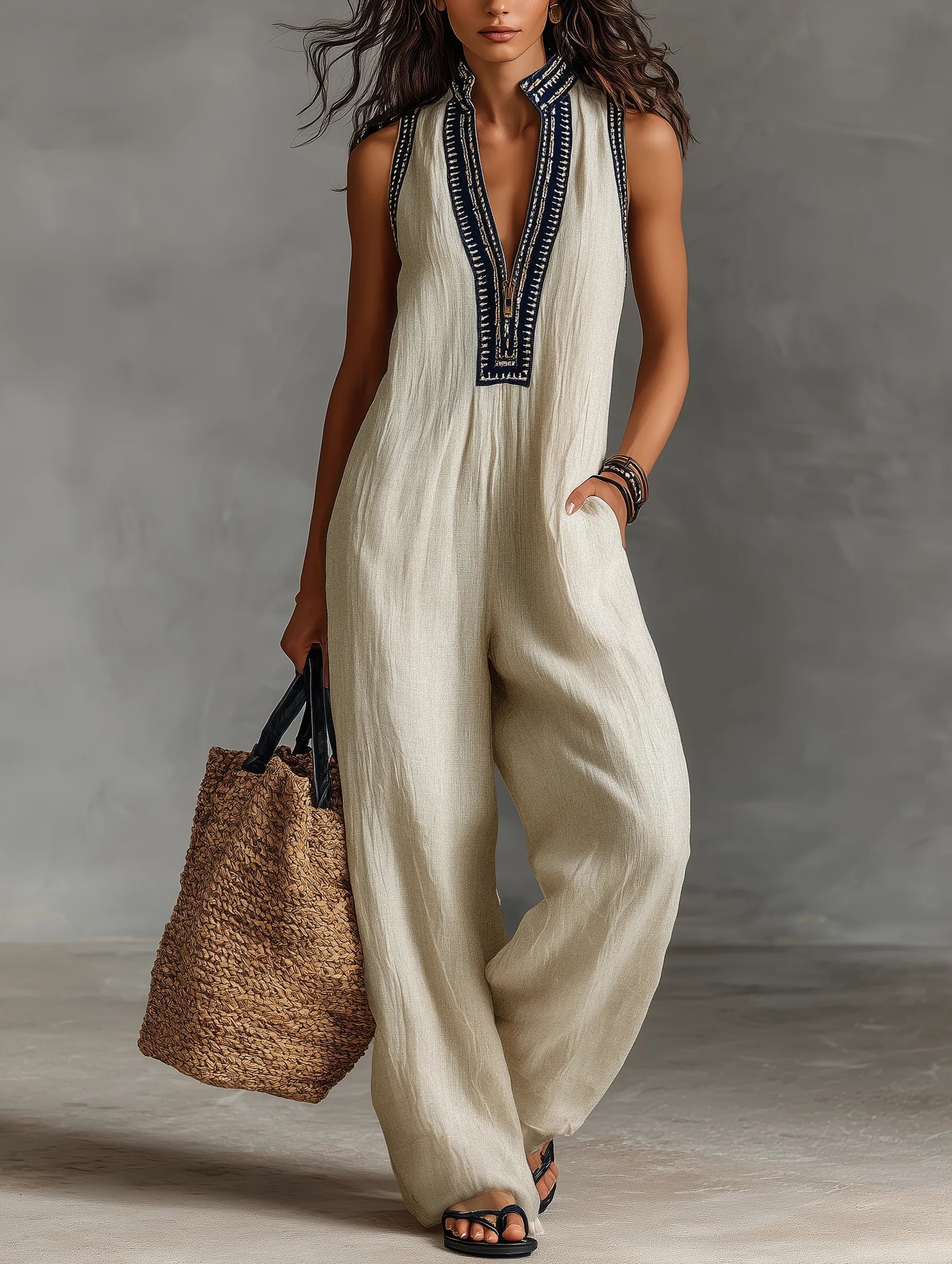 Beige / 2XL/US 14