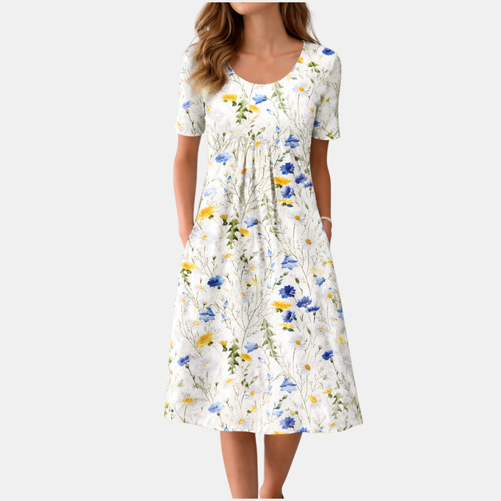 Light floral blue / 3XL