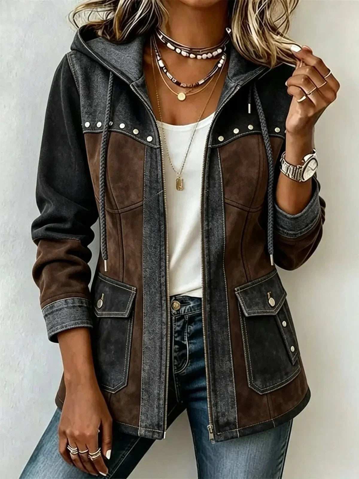 Grey / Brown / 3XL