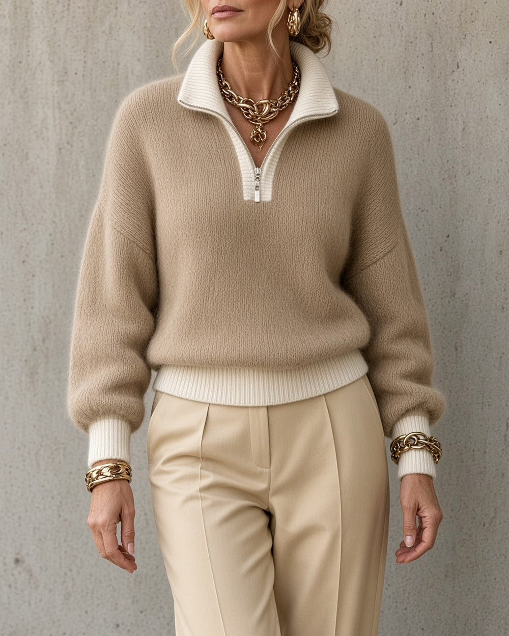 Beige / 2XL